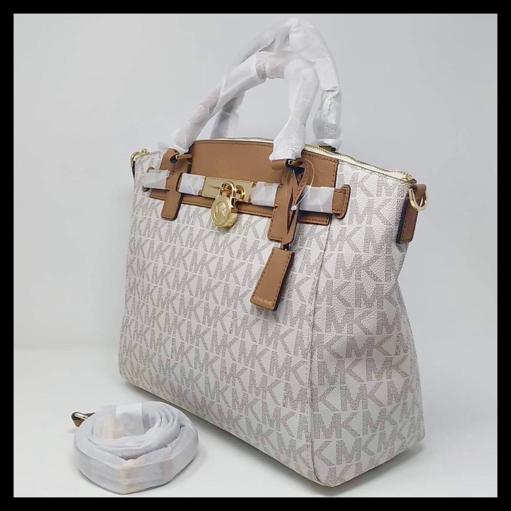 Michael Kors Hamilton Traveler Large Satchel Tote - Picture 9 of 16